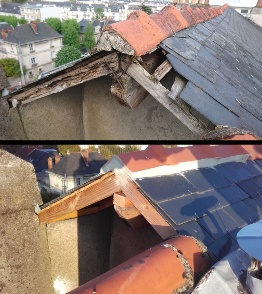 Rénovation de toiture à Nantes